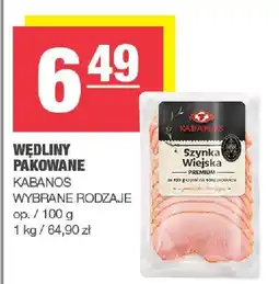 Spar Wędliny pakowane Kabanos oferta