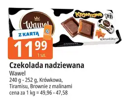 E.Leclerc Czekolada Wawel Królewska/Tiramisu/Brownie z malinami oferta