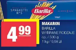 Spar Makaron Barilla różne rodzaje oferta