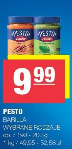 Spar Pesto Barilla różne rodzaje oferta