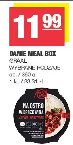 Spar Danie Meal Box Graal różne rodzaje oferta