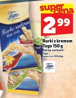 Topaz Rurki z kremem Tago 150 g oferta
