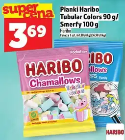 Topaz Pianki Haribo Tubular Colors 90 g/Smerfy 100 g oferta