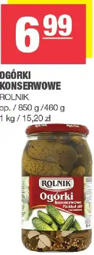 Spar Ogórki konserwowe Rolnik oferta