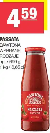 Spar Passata Dawtona różne rodzaje oferta