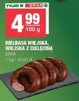 Spar Kiełbasa wiejska, wiejska z cielęciną SPAR oferta