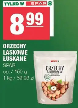Spar Orzechy laskowe łuskane SPAR oferta