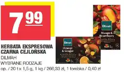 Spar Herbata ekspresowa czarna cejlońska Dilmah oferta