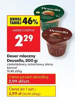 Biedronka Deser mleczny Dessella czekoladowy oferta