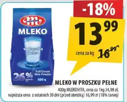 Arhelan Mleko w proszku pełne Mlekovita oferta