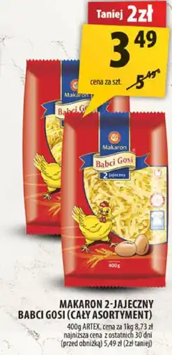 Arhelan Makaron 2-jajeczny Babci Gosi różne rodzaje Babcia Gosia oferta