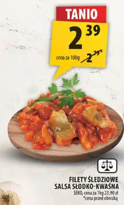 Arhelan Filety śledziowe salsa słodko-kwaśna Seko oferta
