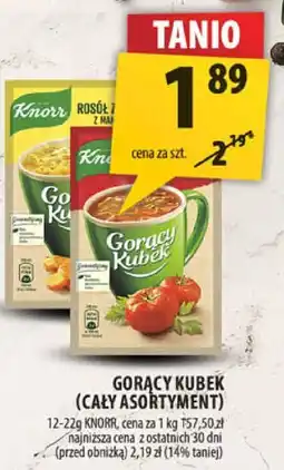 Arhelan Zupa błyskawiczna Gorący Kubek różne rodzaje Knorr oferta