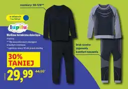 Lidl Bielizna termiczna dziecięca oferta