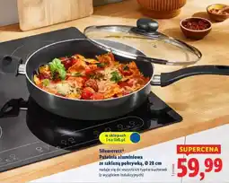 Lidl Silvercrest Patelnia aluminiowa ze szklaną pokrywką, Ø 28 cm oferta