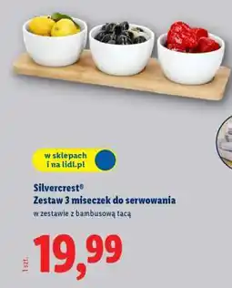 Lidl Silvercrest Zestaw 3 miseczek do serwowania oferta