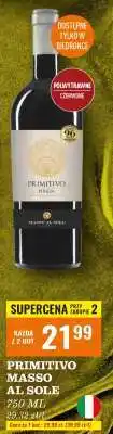 Biedronka PRIMITIVO MASSO AL SOLE 750 ML oferta