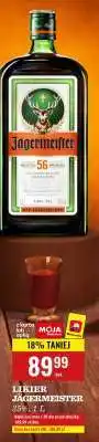 Biedronka LIKIER JÄGERMEISTER 35% 1 L oferta