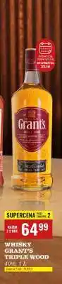 Biedronka WHISKY GRANT'S TRIPLE WOOD 40%, 1 l oferta