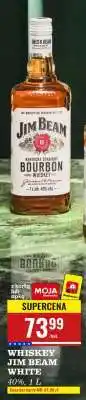Biedronka WHISKEY JIM BEAM WHITE 40%, 1 L oferta