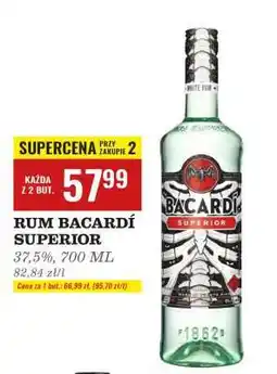 Biedronka RUM BACARDÍ SUPERIOR oferta
