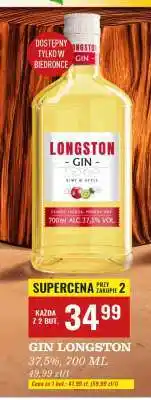 Biedronka GIN LONGSTON oferta