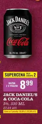 Biedronka Jack Daniel's & Coca-Cola oferta