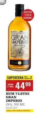 Biedronka RUM 7-LETNI GRAN IMPERIO oferta