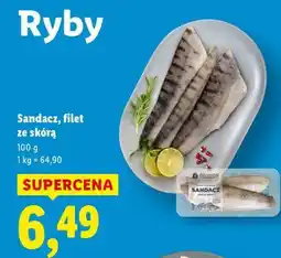 Lidl SANDACZ FILET ZE SKÓRĄ oferta