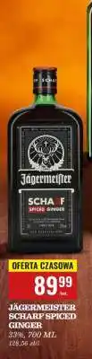 Biedronka JÄGERMEISTER SCHARF SPICED GINGER oferta