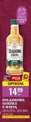 Biedronka ŻOŁĄDKOWA GORZKA Z MIĘTĄ oferta