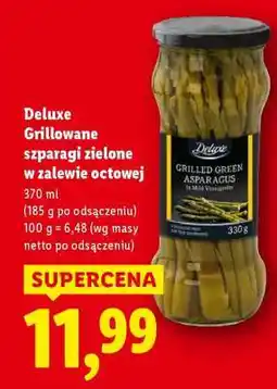 Lidl Deluxe Grillowane szparagi zielone w zalewie octowej oferta