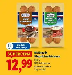 Lidl MCENNEDY Klopsiki nadziewane oferta