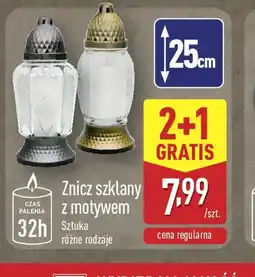 ALDI Znicz szklany oferta