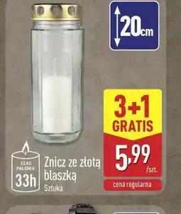 ALDI Znicz ze złotą blaszką oferta