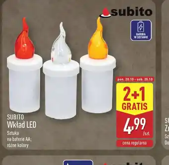 ALDI SUBITO Wkład LED oferta