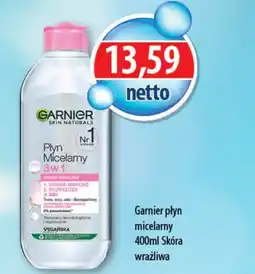 DUO-TES Garnier płyn micelarny skóra wrażliwa oferta