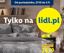 Lidl Pościel polarowa 220 x 200 cm + 2 70 80 Livarno Home oferta