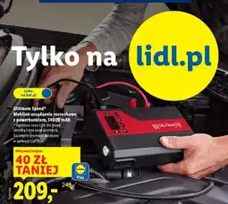 Lidl Urządzenie rozruchowe z powerbankiem 14000mah Ultimate Speed oferta