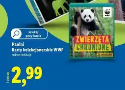 Lidl Karty kolekcjonerskie zwierzęta chronione oferta