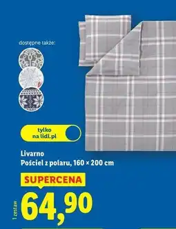 Lidl Pościel polarowa 160 x 200 cm + 2 70 80 Livarno Home oferta
