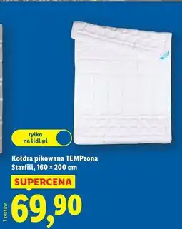 Lidl Kołdra pikowana starfill 160 x 200 cm oferta