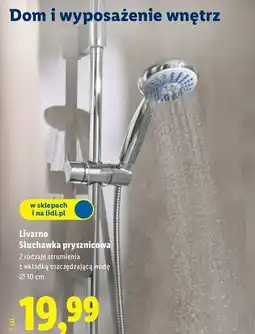 Lidl Słuchawka prysznicowa 10 cm Livarno Home oferta