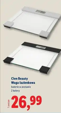 Lidl Waga szklana Cien Beauty oferta