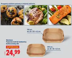 Lidl Tacki papierowe do frytkownicy 16 x cm Masterpro oferta