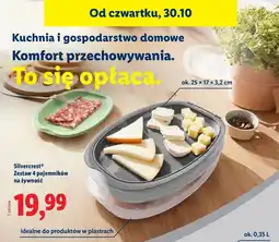 Lidl Pojemniki na żywność w plastrach Silvercrest oferta