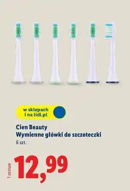 Lidl Końcówki wymienne do szczoteczki Cien Beauty oferta