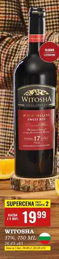Biedronka Wino Witosha Premium Sweet Red oferta