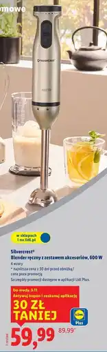Lidl Blender ręczny ssms 600 e5 Silvercrest oferta