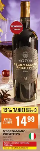 Biedronka Wino Negroamaro Primitivo oferta